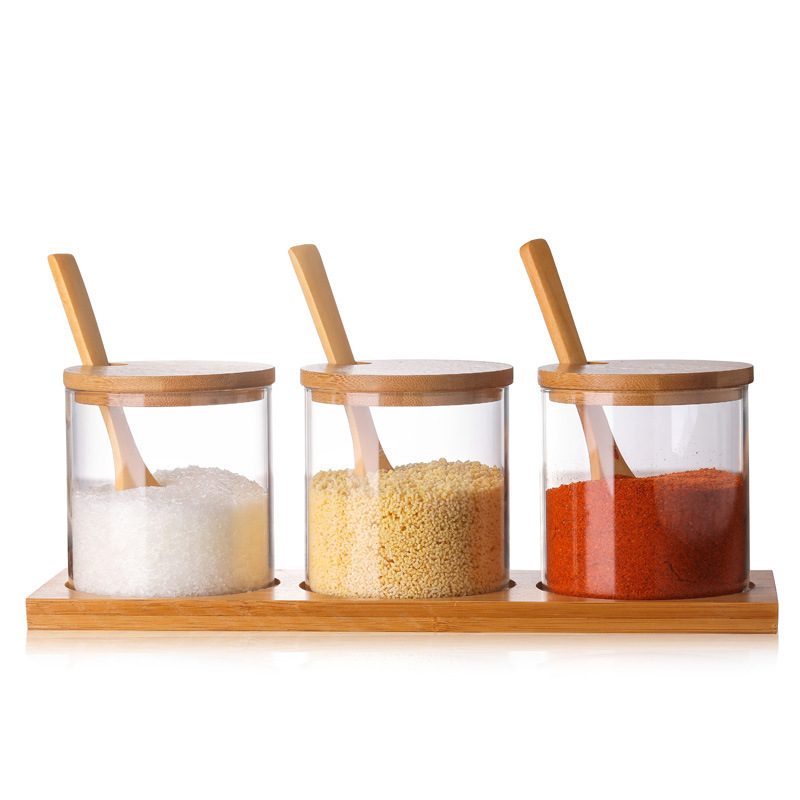 Glass seasoning bottle seasoning box set - Image 5