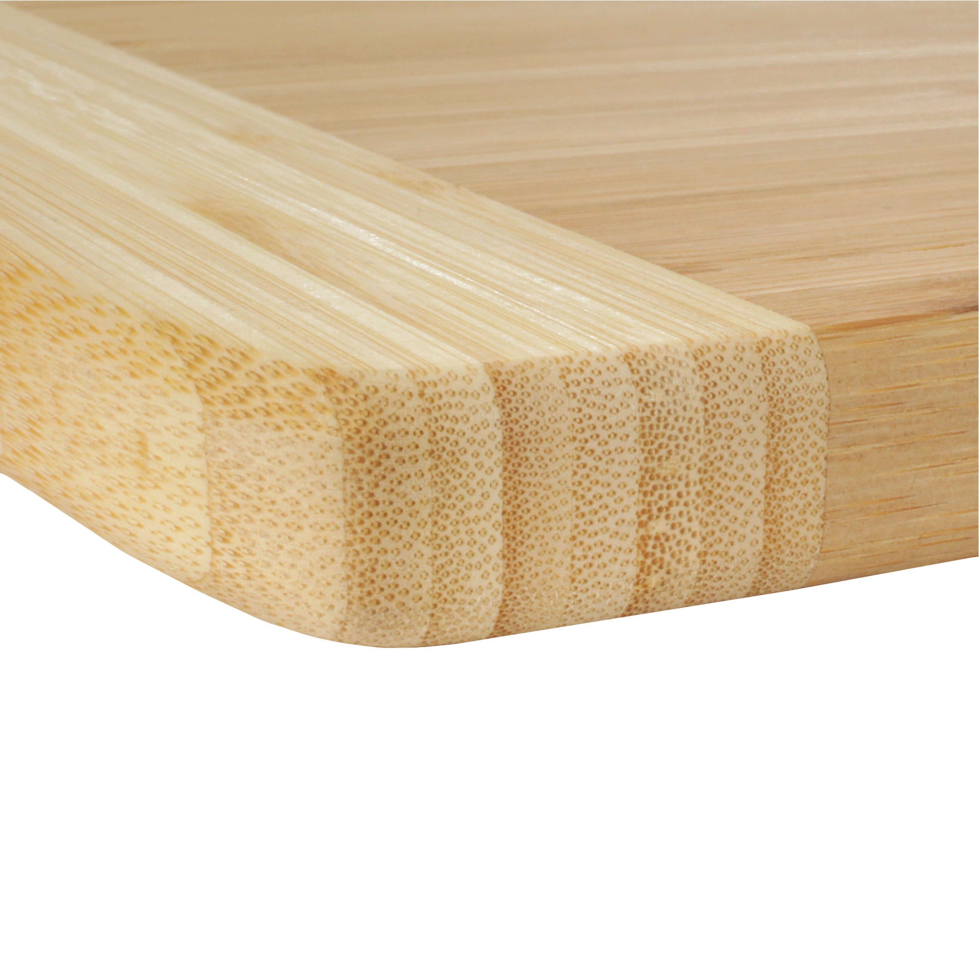 Small Two-Tone Bamboo Cutting Board 12" x 8" x 0.75" - Image 6