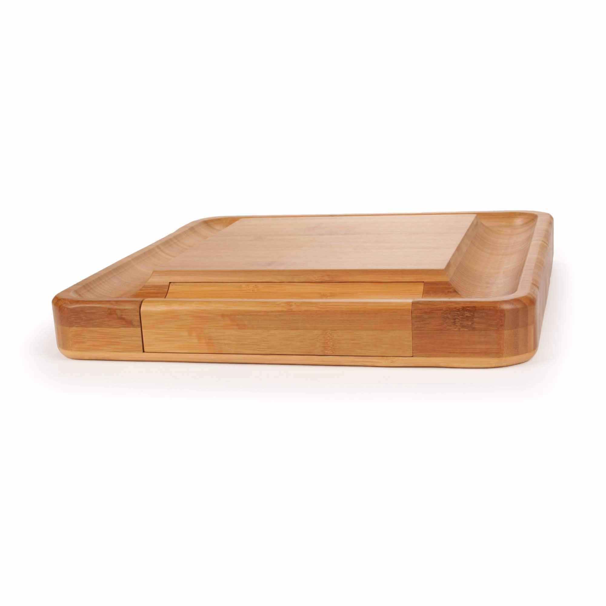 Bamboo Cheese and Sushi Board with Cutlery Set - Image 4