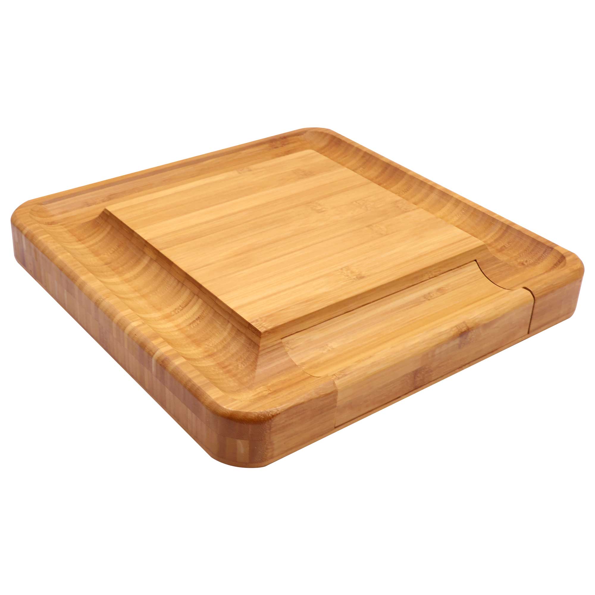 Bamboo Cheese and Sushi Board with Cutlery Set - Image 6
