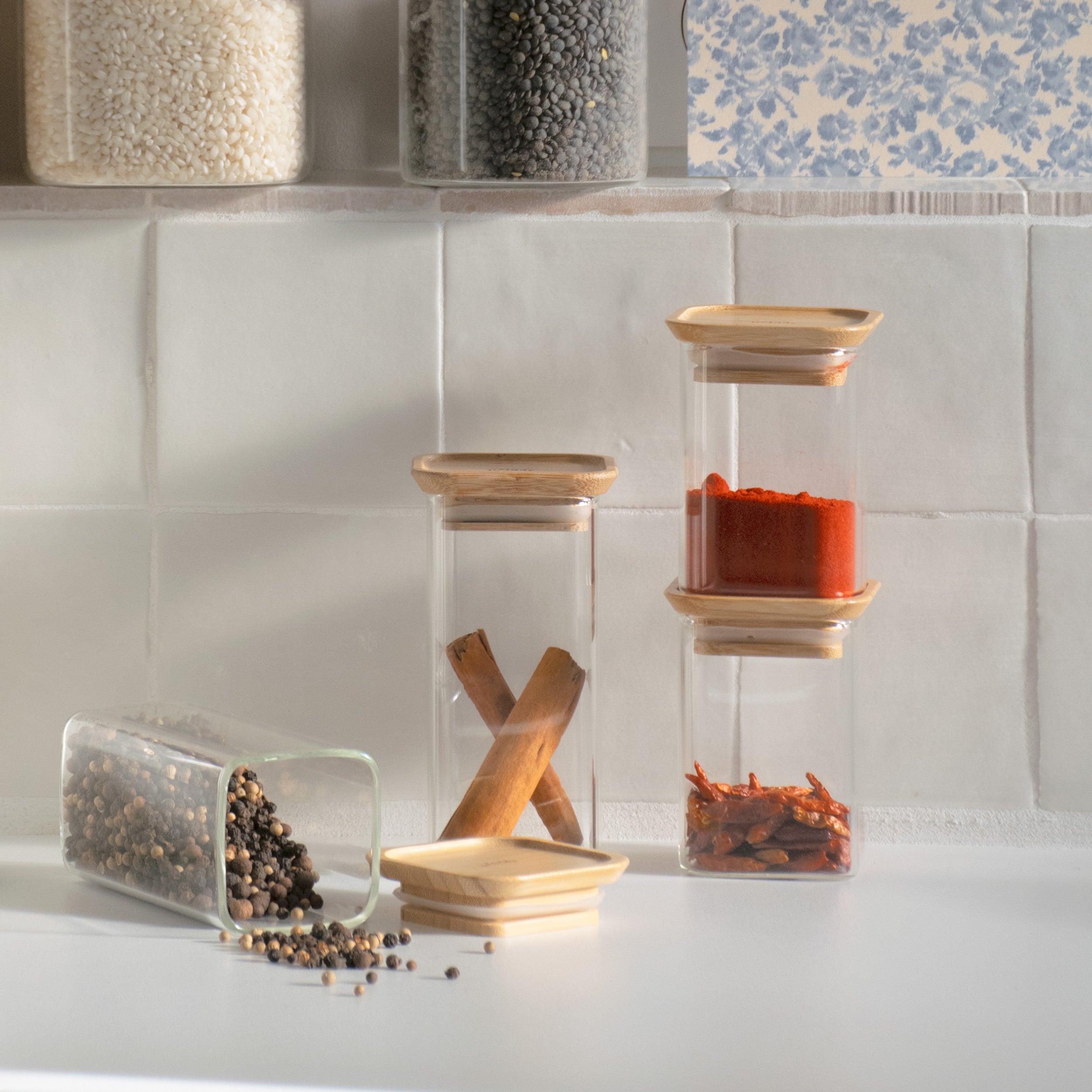 Set Of 2 Spice Jars 320 ml - Image 3