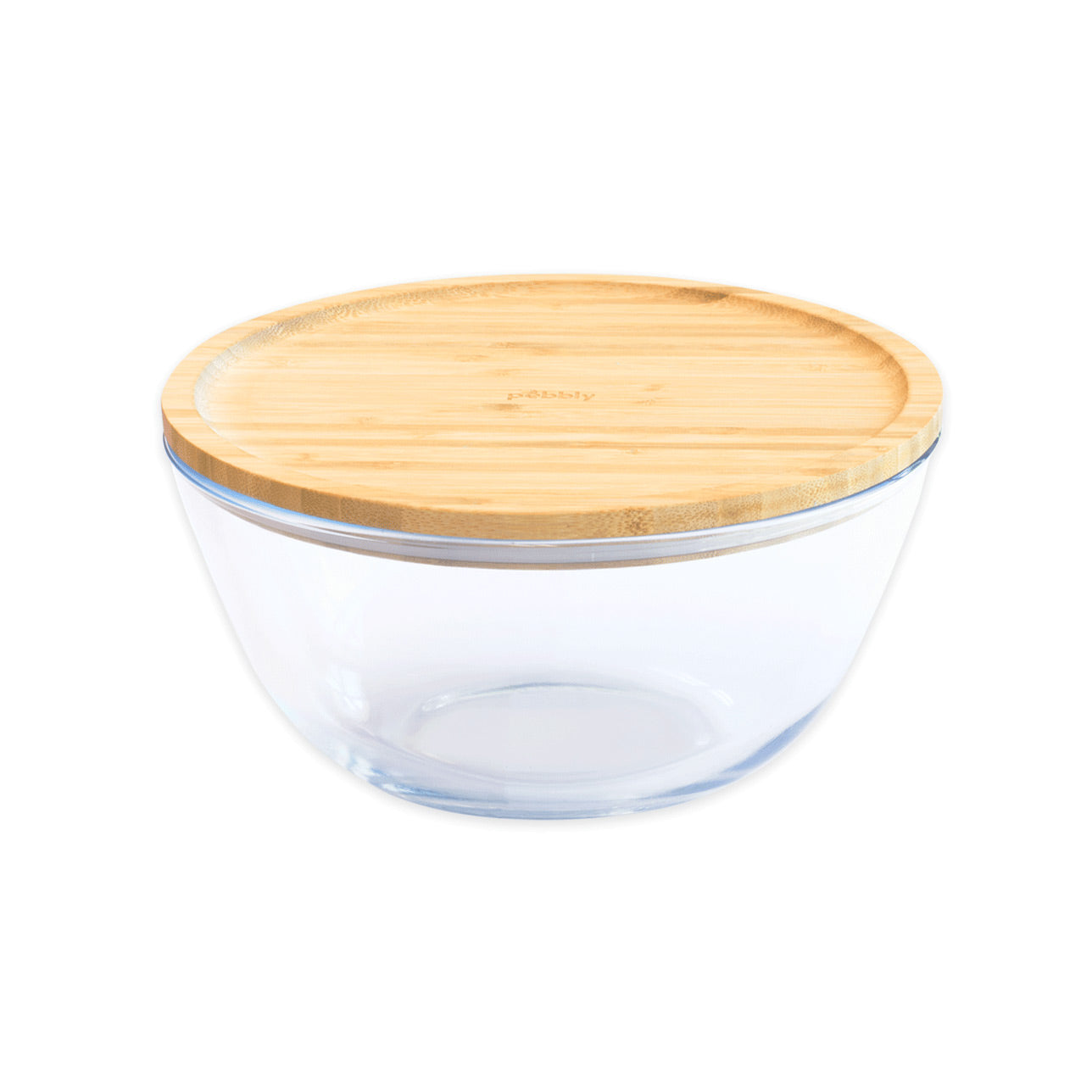 Glass Bowl With Bamboo Lid 770ml - Image 6